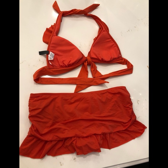 KENNETH COLE REACTION Two Piece Orange bik… - Picture 4 of 6